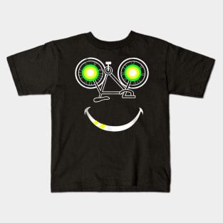 smiling cyclist Kids T-Shirt